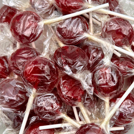 Dobsons Wrapped Cherry Mega Lollies