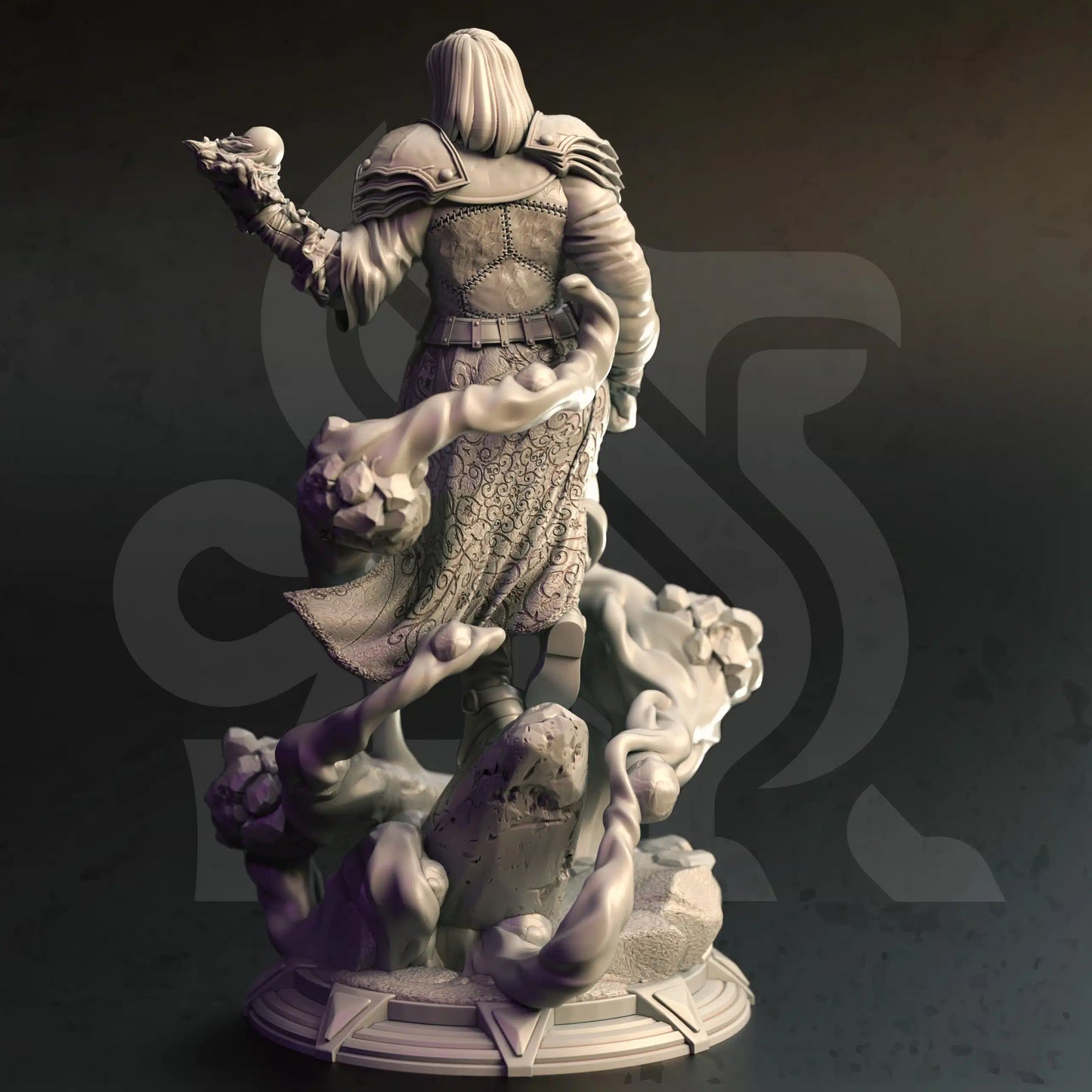 Dorian – Supreme Invoker - 3D Printed Sorcerer Miniature