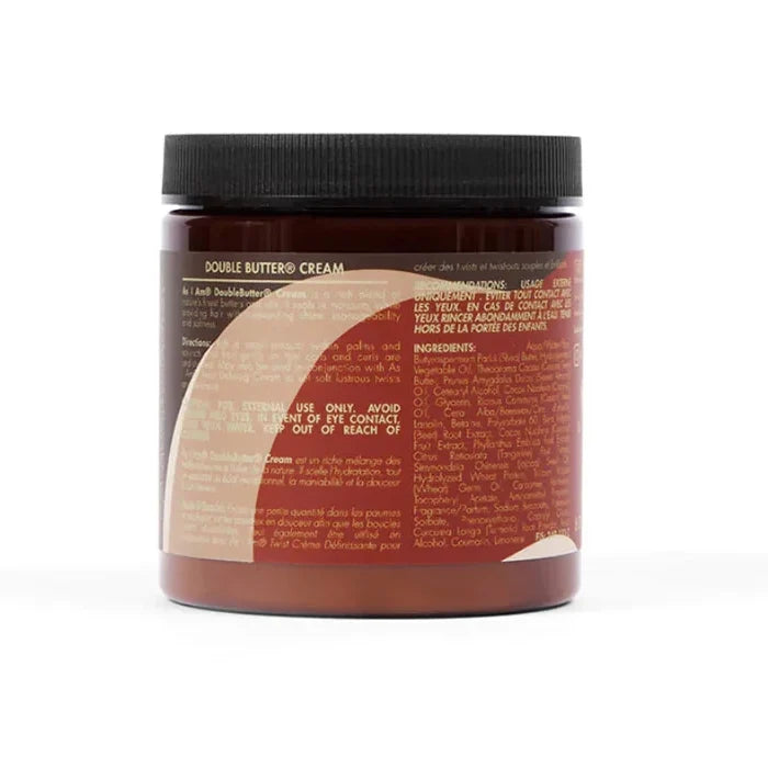 As I Am DoubleButter Cream Intense Moisture & Curl Definition for Natural Hair 16 oz