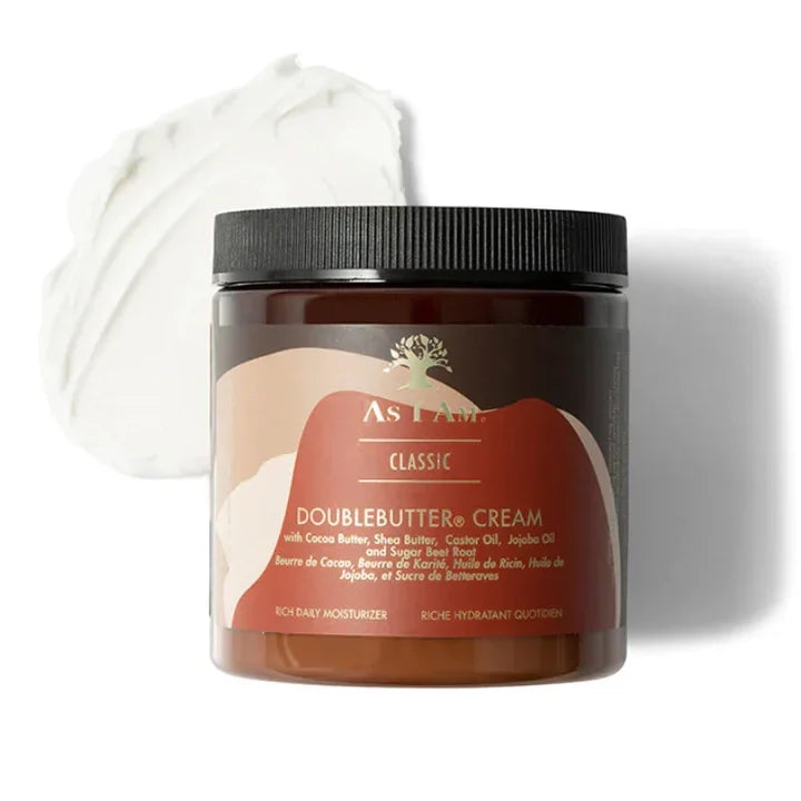 As I Am DoubleButter Cream Intense Moisture & Curl Definition for Natural Hair 16 oz