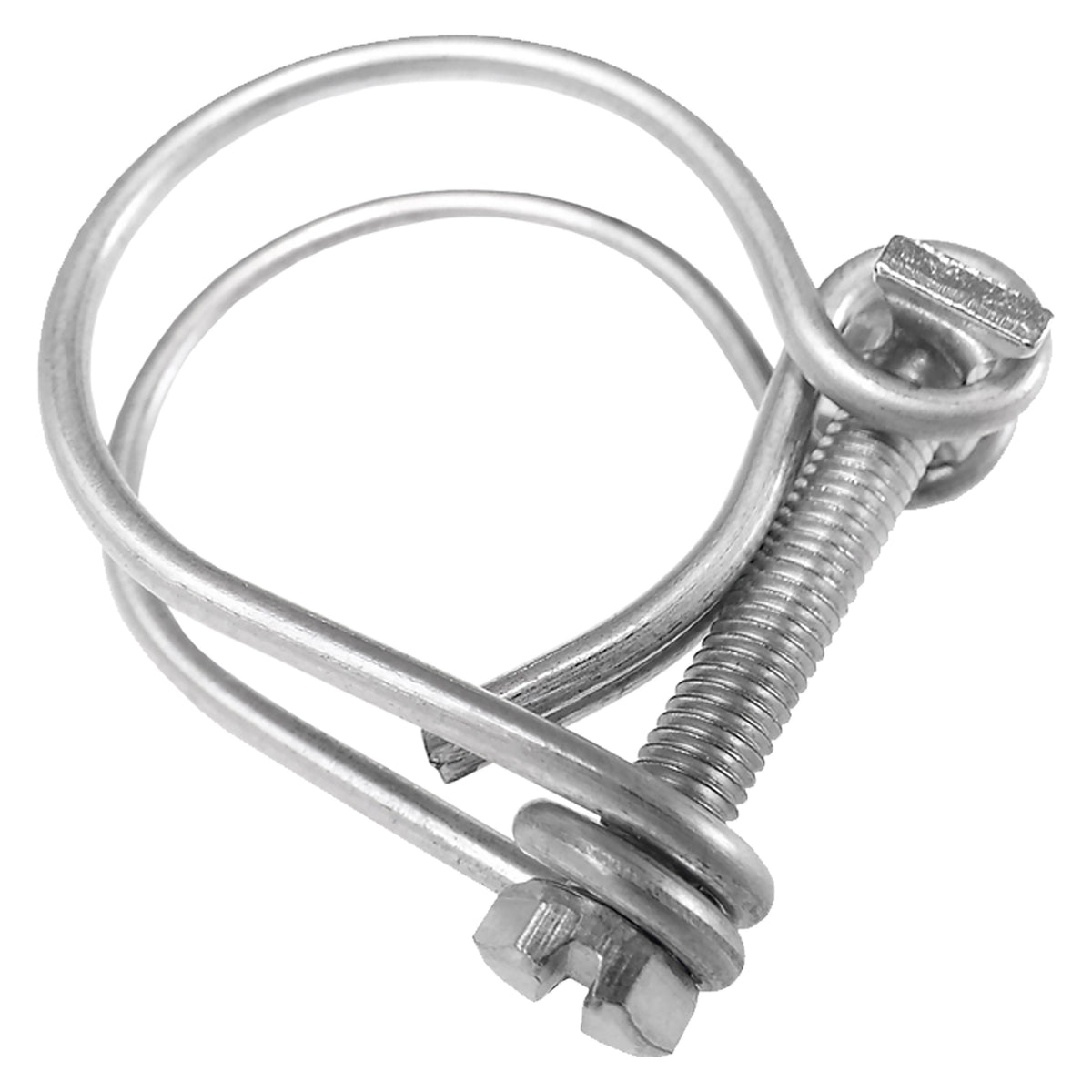 Double Wire Hose Clamp Galvanised 25mm-29mm