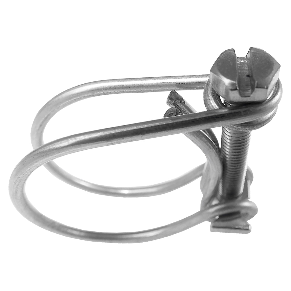 Double Wire Hose Clamp Galvanised 40mm-45mm