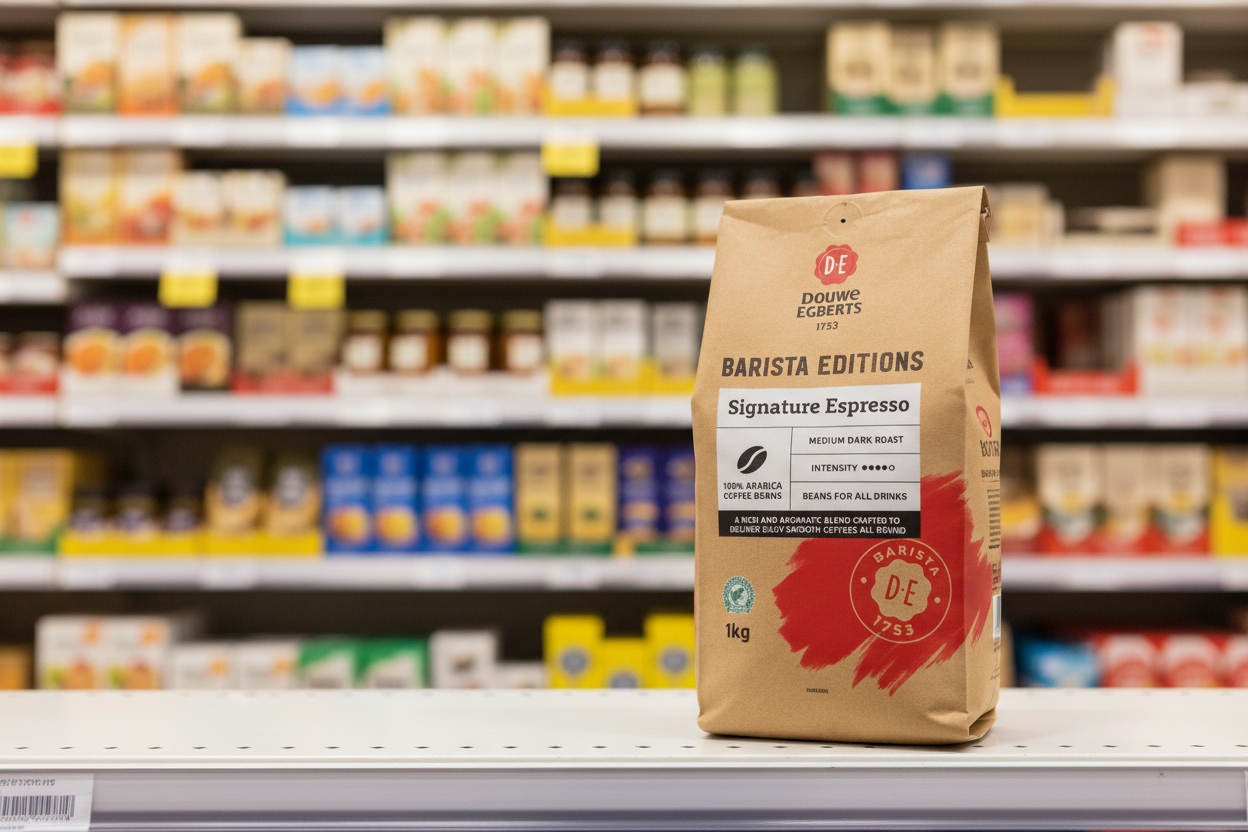 Douwe Egberts Barista Editions Medium Roast Coffee Beans 1 Kg