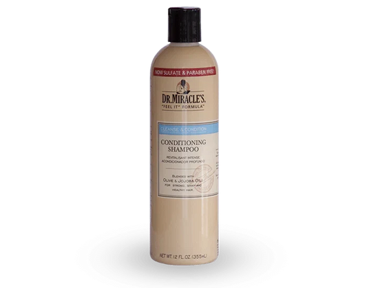 Dr. Miracle's 2 in 1 Conditioning Shampoo Scalp Rejuvenation & Hair Strengthening for Natural & Textured Hair 12 Oz