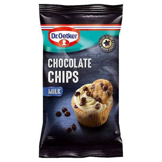 Dr. Oetker Chocolate Chips Milk 100g (Case of 9)