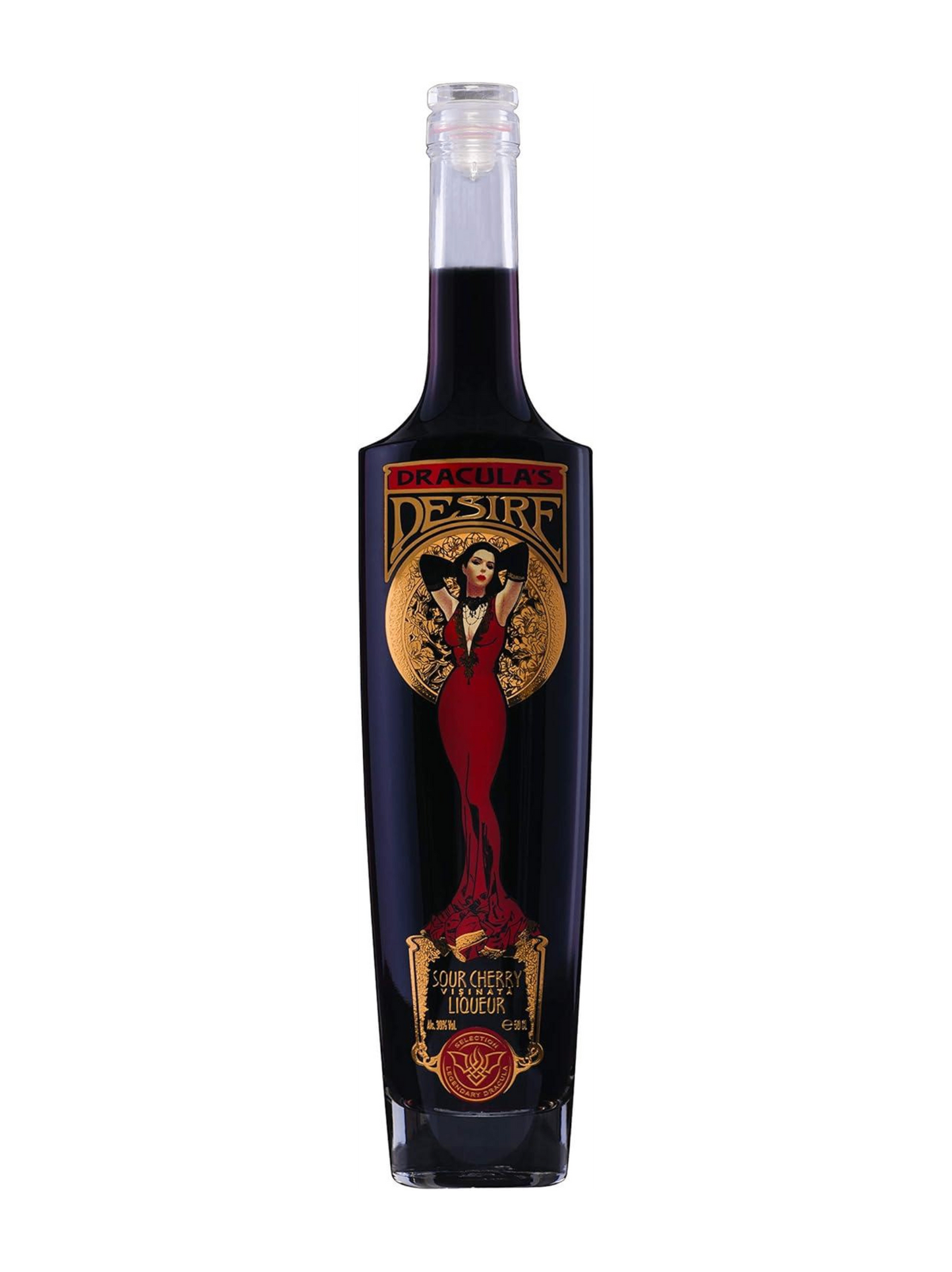 Dracula's Desire Sour Cherry Liqueur (Visinata) by Legendary Dracula 500ml