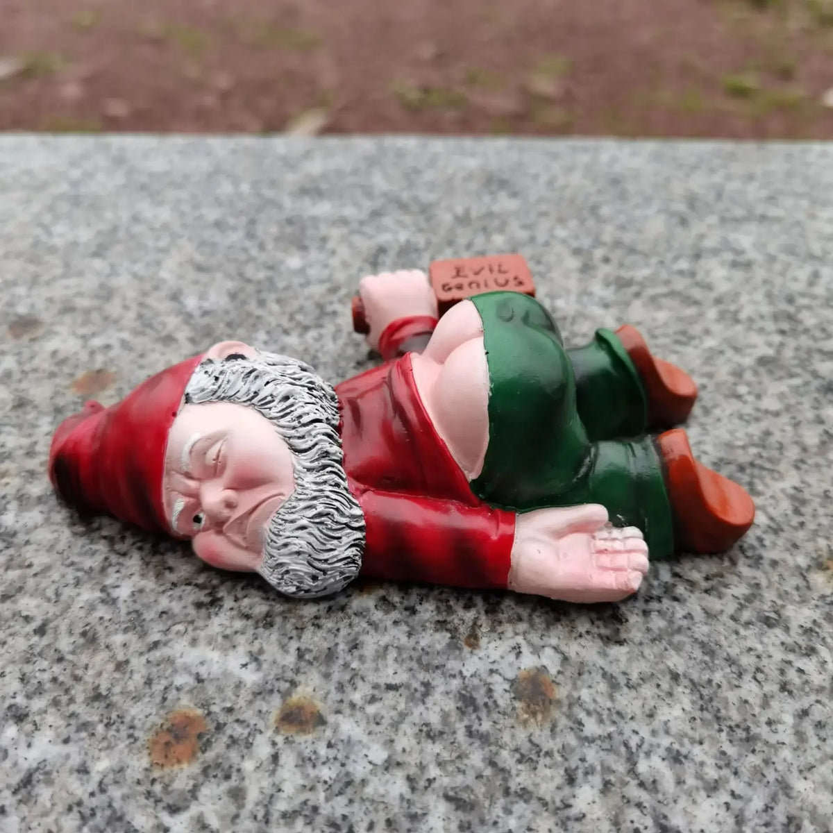 15cm Drunken Garden Gnome - Funny Statue for Indoor & Outdoor Home Decoration