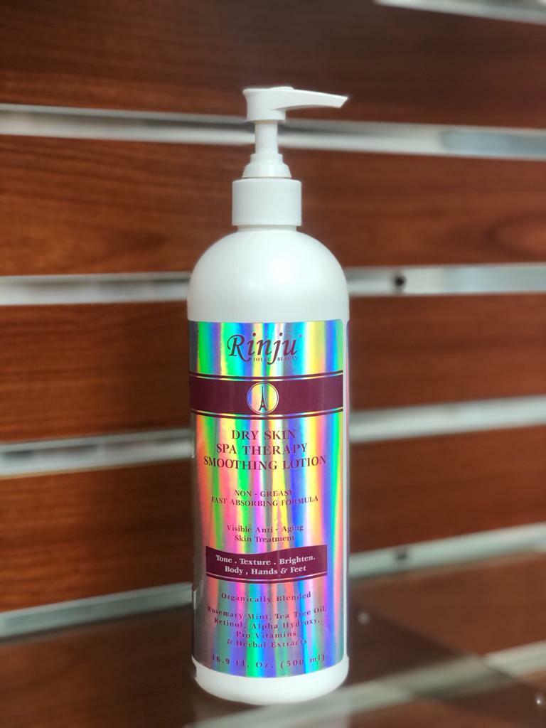 Rinju Dry Skin Spa Therapy Smoothing Lotion - Deep Hydration for Dry Skin Relief 473 ml / 15.99 oz
