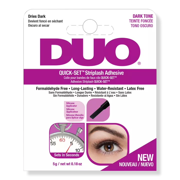Duo Brush On Striplash Adhesive - Waterproof & Quick-Dry for Secure, Flawless Lashes