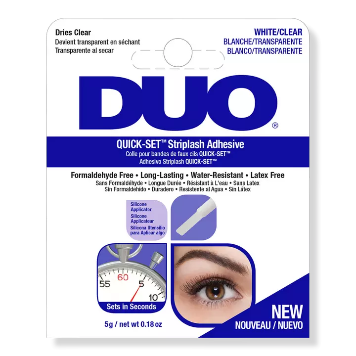 Duo Brush On Striplash Adhesive - Waterproof & Quick-Dry for Secure, Flawless Lashes