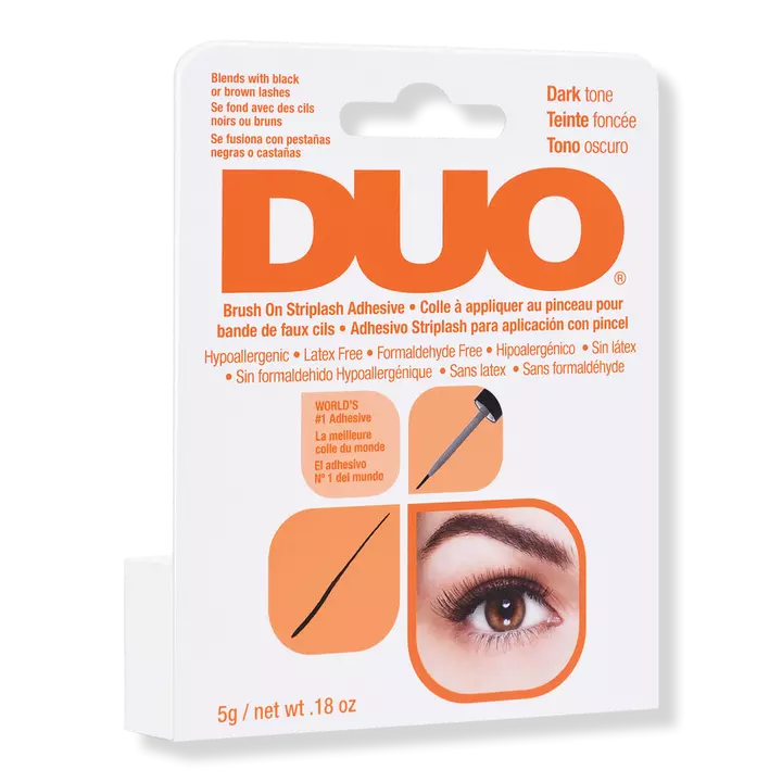 Duo Brush On Striplash Adhesive - Waterproof & Quick-Dry for Secure, Flawless Lashes