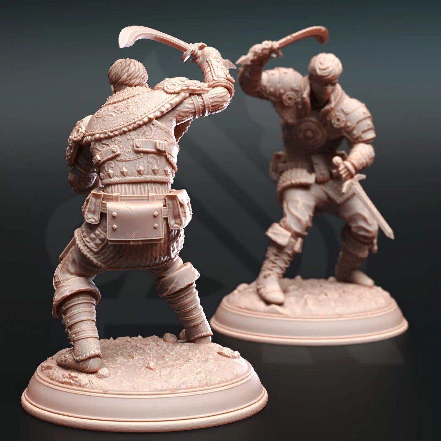 Dusty Dirks Bandits - 3D Printed Bandit Miniature