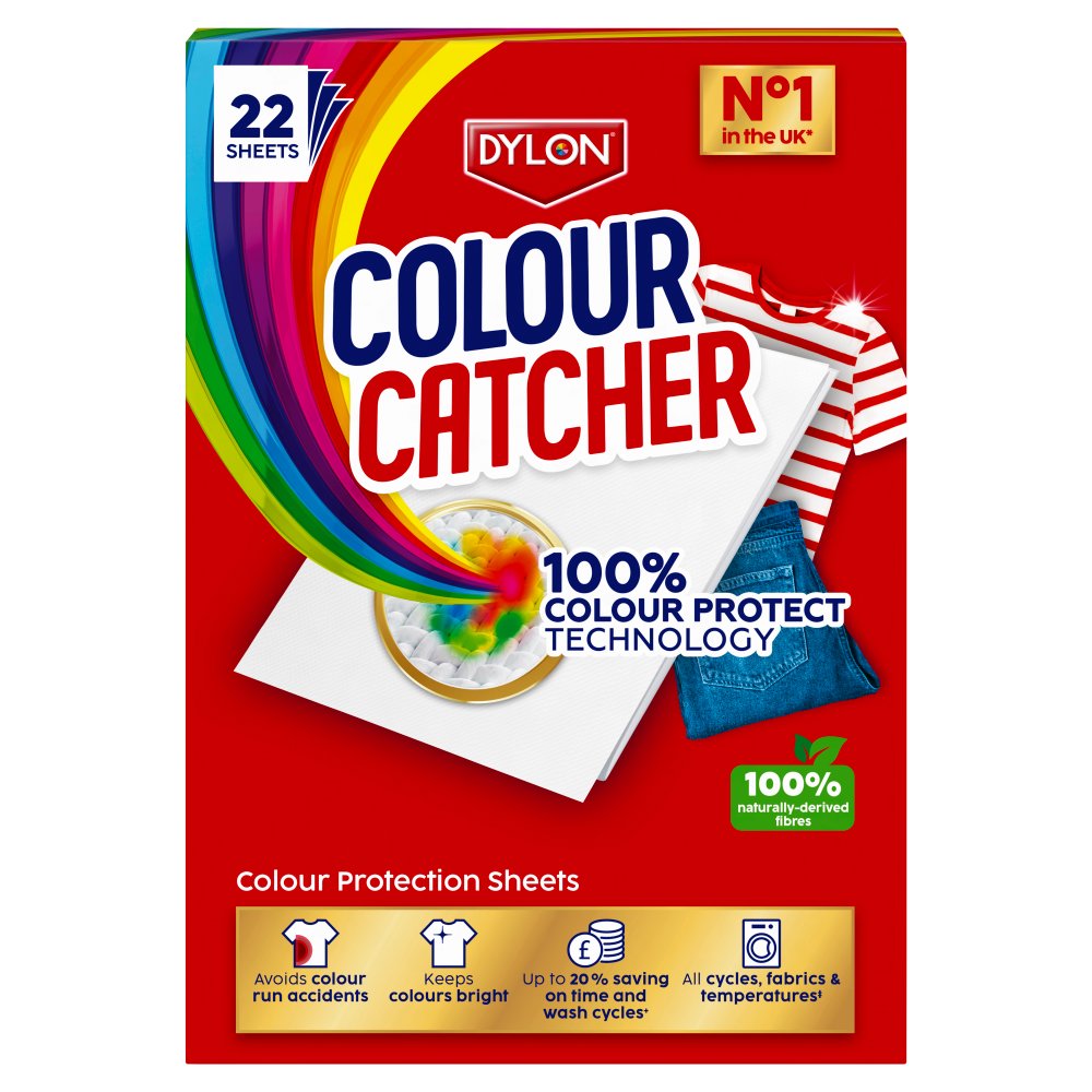 Dylon Colour Catcher Protection 22 Laundry Sheets (Case of 8)