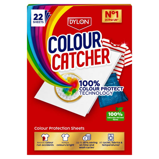 Dylon Colour Catcher Protection 22 Laundry Sheets (Case of 8)