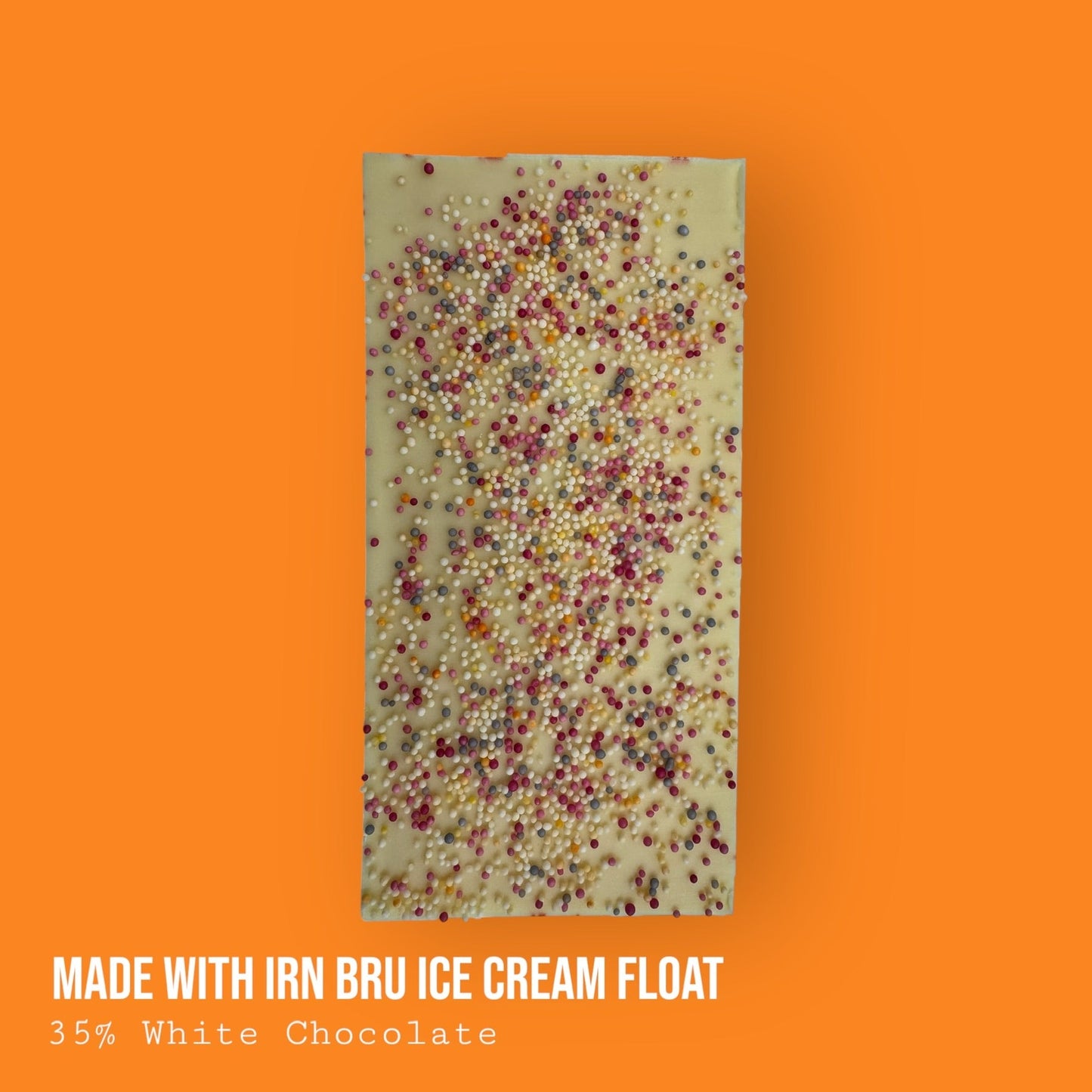 "Made with Irn Bru" Ice Cream Vanilla Float Dessert Bar 235g