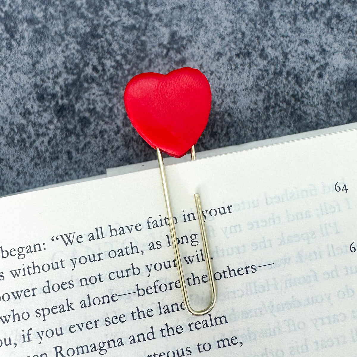 Heart Handmade Bookmark