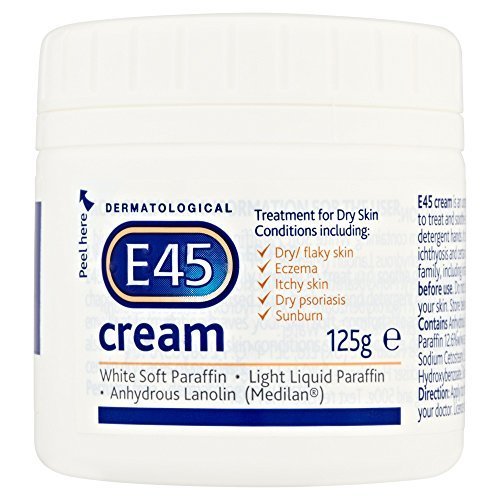 E45 Dermatological Cream Intense Hydration & Soothing for Dry, Itchy, Sensitive Skin 125g/4.41 oz