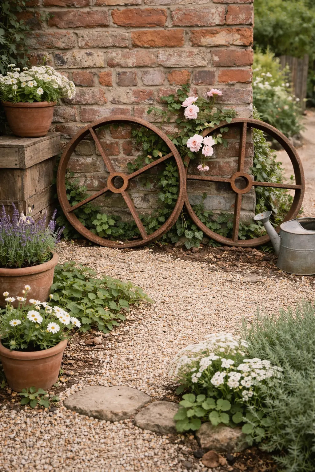 Large Cambridge Roller Wheels / Antique Salvage / Shepherds Hut Wheels Set Of 4