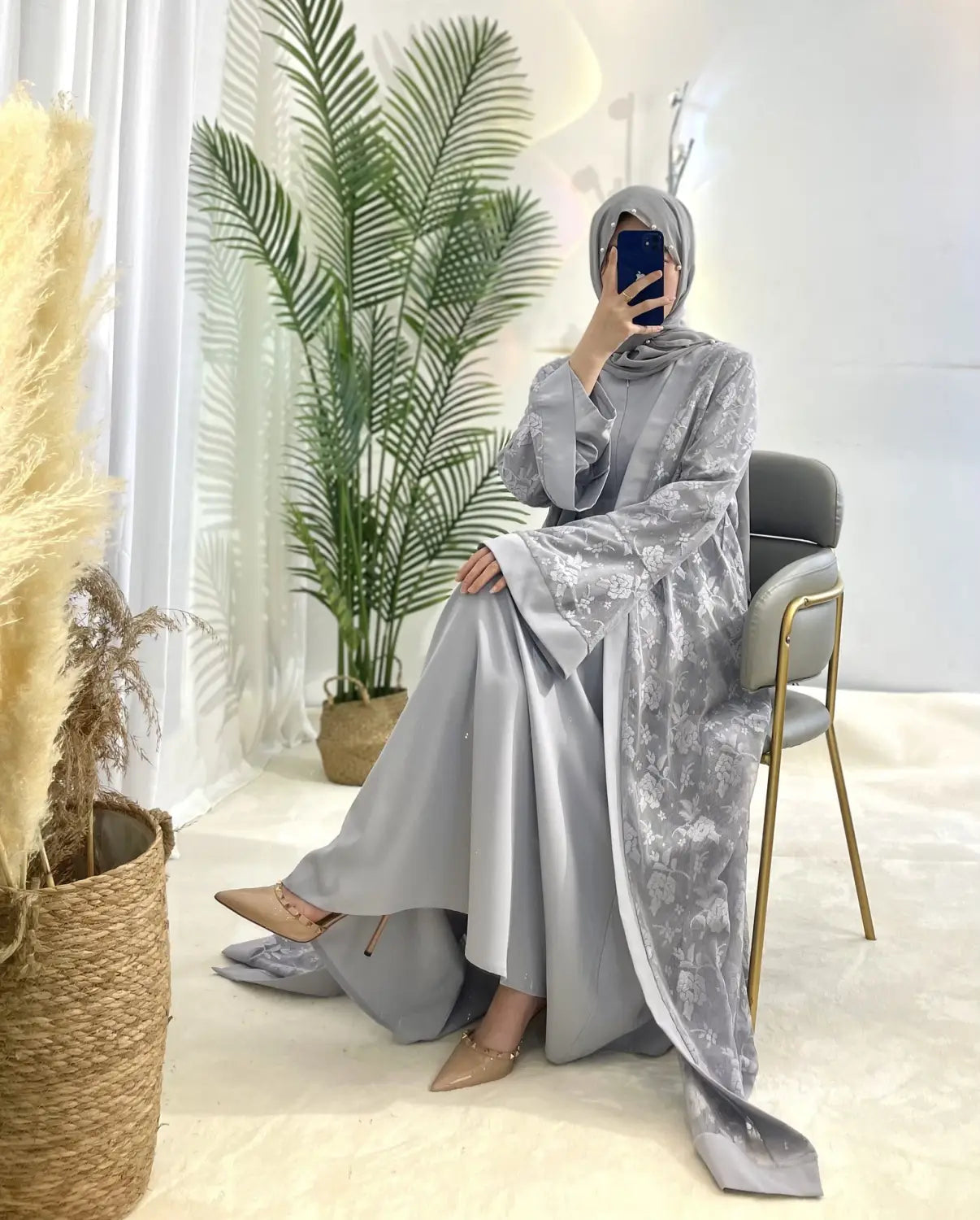 Bell Sleeve Abaya - Professional Elegance