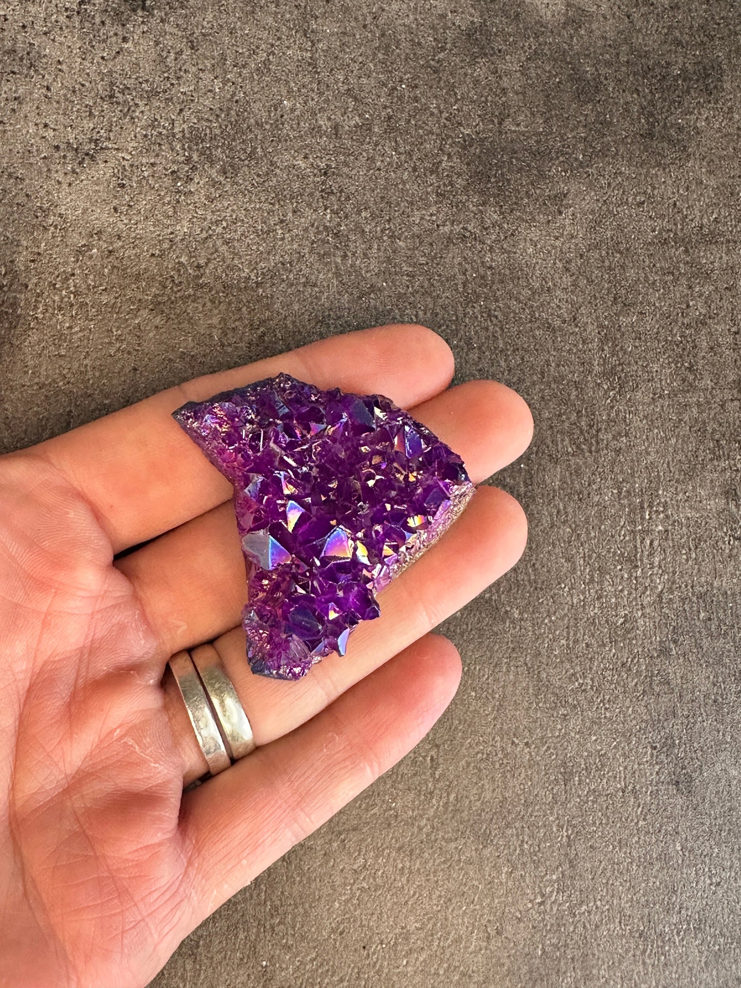 Aura amethyst - Cluster