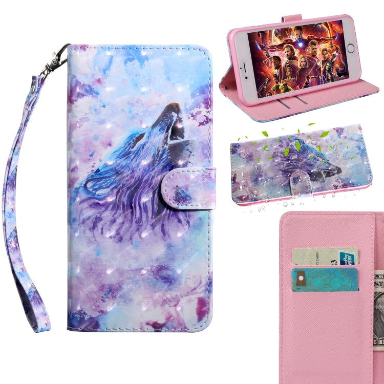 3D Painting Pattern Coloured Drawing Horizontal Flip TPU + PU Leather Case with Holder & Card Slots & Wallet, For Nokia 3.2, For Nokia 4.2