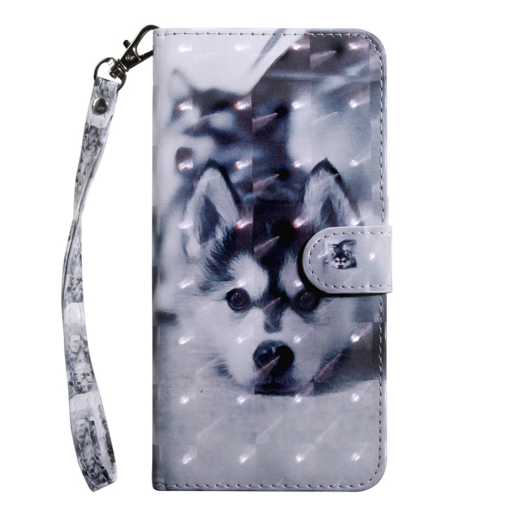 3D Painting Pattern Coloured Drawing Horizontal Flip TPU + PU Leather Case with Holder & Card Slots & Wallet, For Galaxy A20E