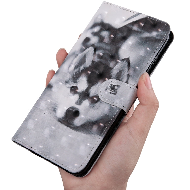 3D Painting Pattern Coloured Drawing Horizontal Flip TPU + PU Leather Case with Holder & Card Slots & Wallet, For iPhone 6 / 6S, For iPhone 6 Plus