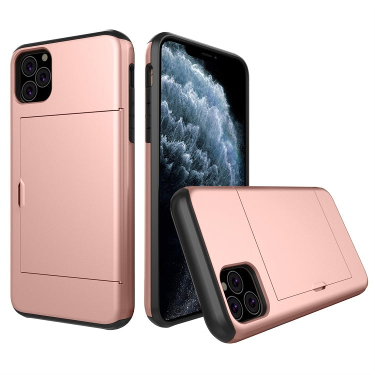 Shockproof Rugged Armor Protective Case with Card Slot, For iPhone 11 Pro