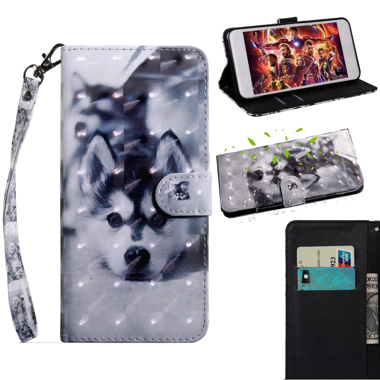 3D Painting Pattern Coloured Drawing Horizontal Flip TPU + PU Leather Case with Holder & Card Slots & Wallet, For Huawei P30 Lite / Nova 4e, For Huawei Y6 2019 / Y6 Pro 2019 /  Honor Play 8A