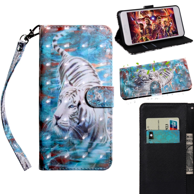3D Painting Pattern Coloured Drawing Horizontal Flip TPU + PU Leather Case with Holder & Card Slots & Wallet, For Huawei P30 Lite / Nova 4e, For Huawei Y6 2019 / Y6 Pro 2019 /  Honor Play 8A