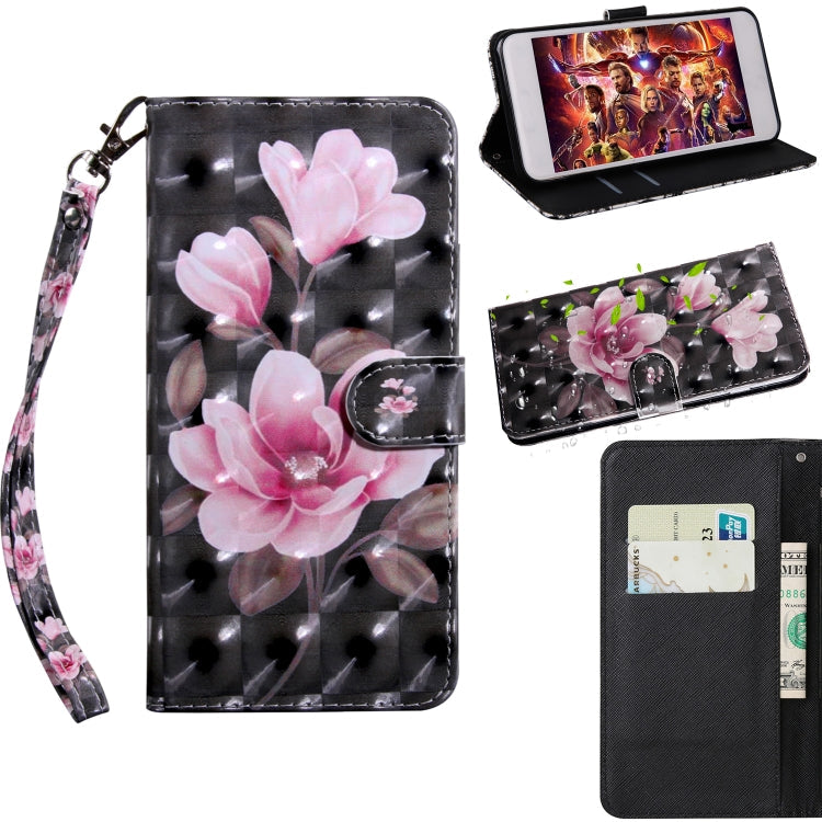3D Painting Pattern Coloured Drawing Horizontal Flip TPU + PU Leather Case with Holder & Card Slots & Wallet, For Xiaomi Redmi Note 7 Pro