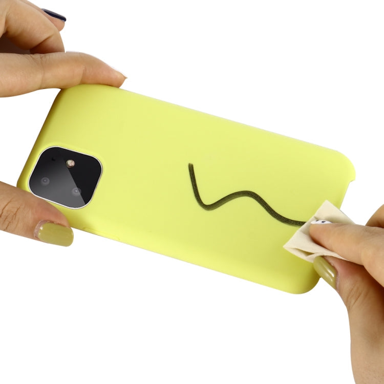 Solid Color Liquid Silicone Shockproof Case, For iPhone 11 Pro