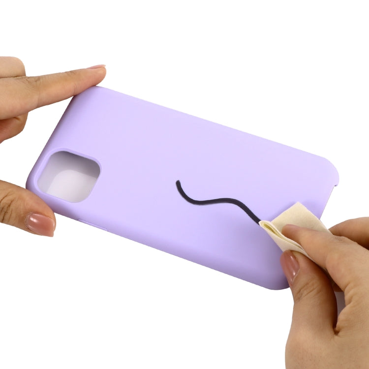 Solid Color Liquid Silicone Shockproof Case, For iPhone 11 Pro Max