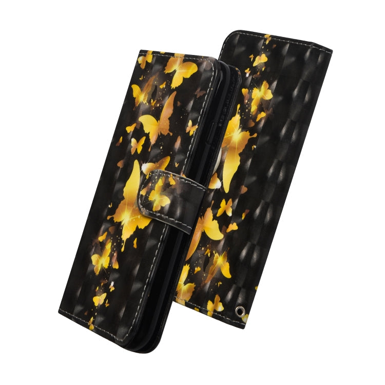 3D Painting Pattern Horizontal Flip TPU + PU Leather Case with Holder & Card Slots & Wallet, For iPhone 8 Plus, For iPhone XS / X