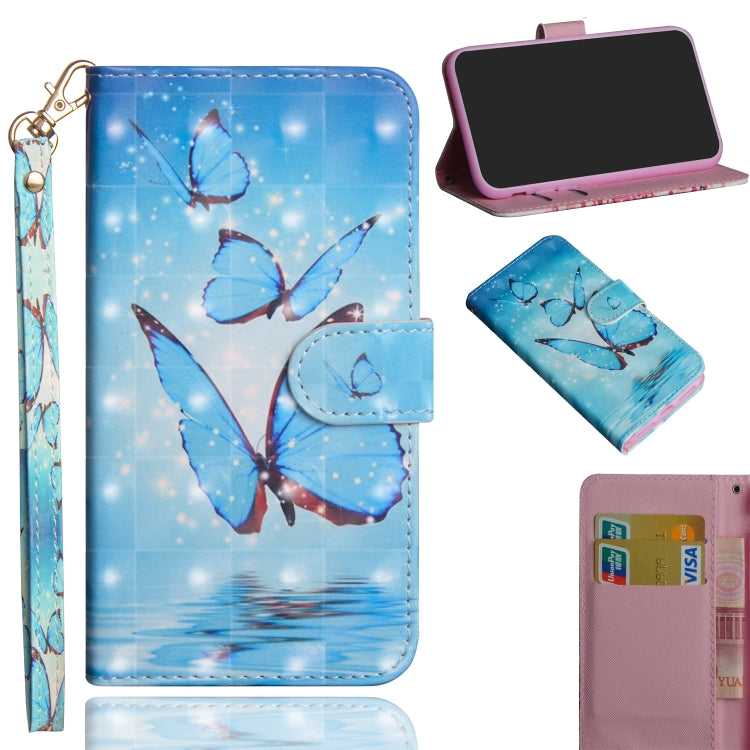 3D Painting Pattern Horizontal Flip TPU + PU Leather Case with Holder & Card Slots & Wallet, For Galaxy A10e, For Galaxy A20 / Galaxy A30