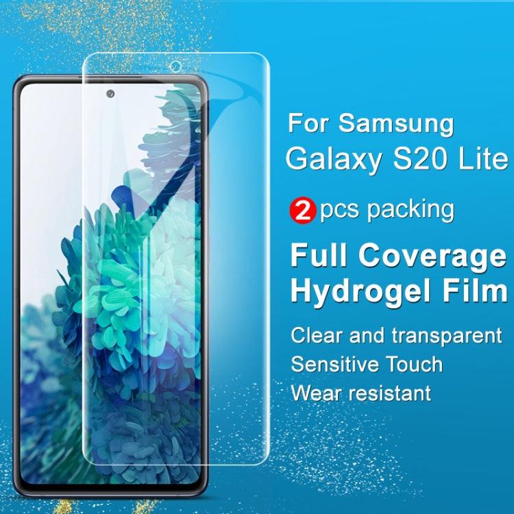 2 PCS IMAK Hydrogel Film III Full Coverage Screen Protector, For Samsung Galaxy S20+, For Sony Xperia 5 II, For Xiaomi Mi 10T 5G  & 10T Pro 5G, For iPhone 12 / 12 Pro