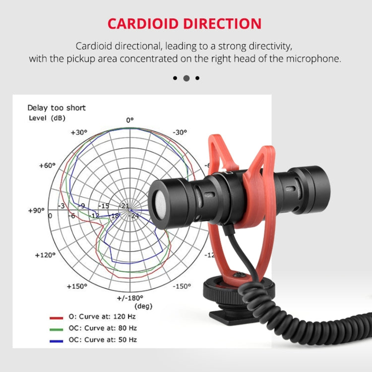 YELANGU MIC11 SLR Camera Mobile Phone Two-way Recording Microphone, MIC11