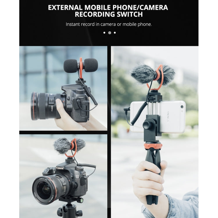 YELANGU MIC11 SLR Camera Mobile Phone Two-way Recording Microphone, MIC11
