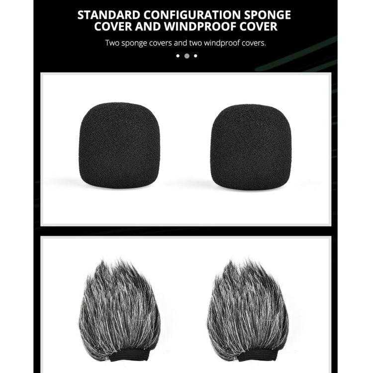 YELANGU MIC11 SLR Camera Mobile Phone Two-way Recording Microphone, MIC11