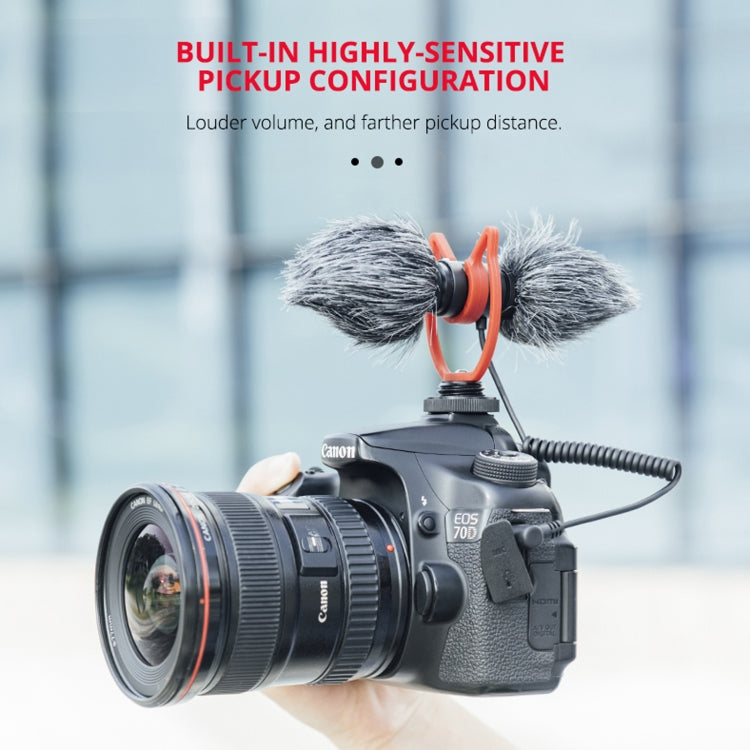 YELANGU MIC11 SLR Camera Mobile Phone Two-way Recording Microphone, MIC11