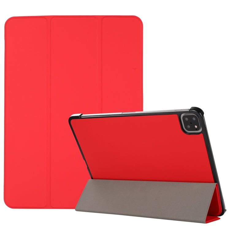 3-folding Skin Texture Horizontal Flip TPU + PU Leather Case with Holder, For iPad Air 11 2024 / 2022 / 2020 10.9, For iPad 9.7 (2018) / 9.7 (2017) / air / air2, For Lenovo M10 Plus, For Samsung Galaxy Tab A7 10.4(2020) T500 / T505