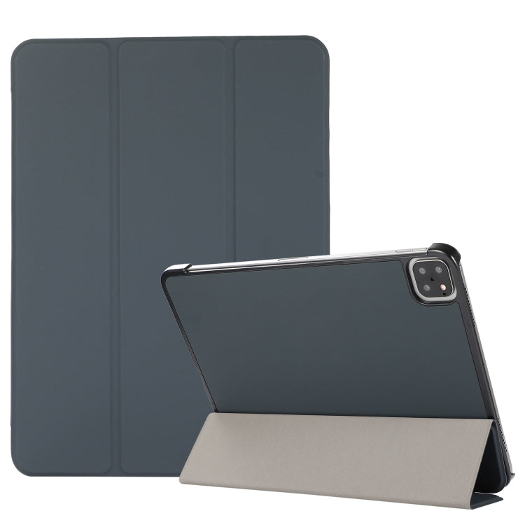 3-folding Skin Texture Horizontal Flip TPU + PU Leather Case with Holder, For iPad Air 11 2024 / 2022 / 2020 10.9, For iPad 9.7 (2018) / 9.7 (2017) / air / air2, For Lenovo M10 Plus, For Samsung Galaxy Tab A7 10.4(2020) T500 / T505