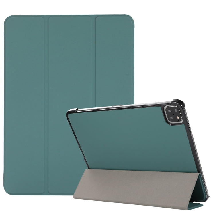 3-folding Skin Texture Horizontal Flip TPU + PU Leather Case with Holder, For iPad Air 11 2024 / 2022 / 2020 10.9, For iPad 9.7 (2018) / 9.7 (2017) / air / air2, For Lenovo M10 Plus, For Samsung Galaxy Tab A7 10.4(2020) T500 / T505