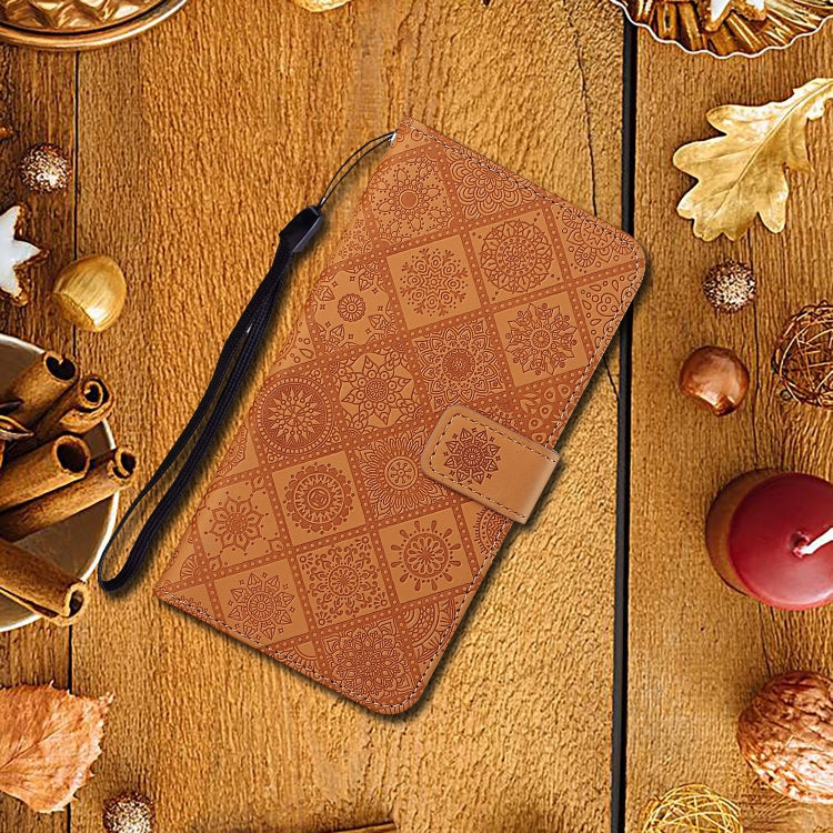 Ethnic Style Embossed Pattern Horizontal Flip Leather Case with Holder & Card Slots & Wallet & Lanyard, For iPhone 12, For iPhone 12 Mini, For iPhone 12 Pro Max