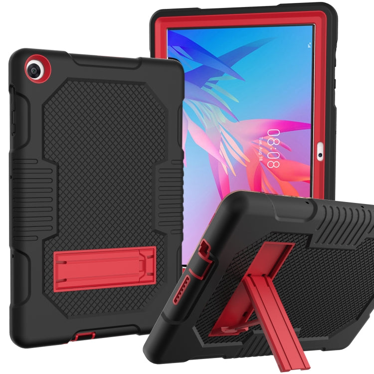Contrast Color Robot Shockproof Silicone + PC Protective Case with Holder, For Huawei MatePad T10, For Huawei MatePad T8 8.0(2020)