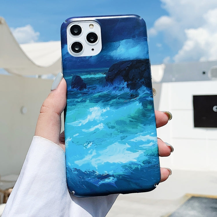 Water Stick Style Hard Protective Case, For iPhone 12 / 12 Pro