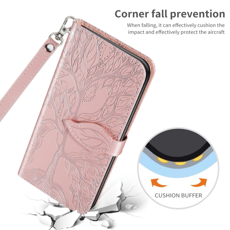 Life of Tree Embossing Pattern Horizontal Flip Leather Case with Holder & Card Slot & Wallet & Photo Frame & Lanyard, For iPhone 6 & 6s, For iPhone 6 Plus & 6s Plus, For iPhone 8 & 7, For iPhone 8 Plus & 7 Plus