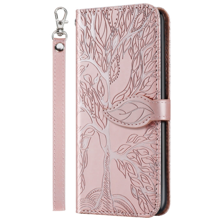 Life of Tree Embossing Pattern Horizontal Flip Leather Case with Holder & Card Slot & Wallet & Photo Frame & Lanyard, For iPhone 12 / 12 Pro, For iPhone 12 Pro Max, For iPhone X / XS, For iPhone XR