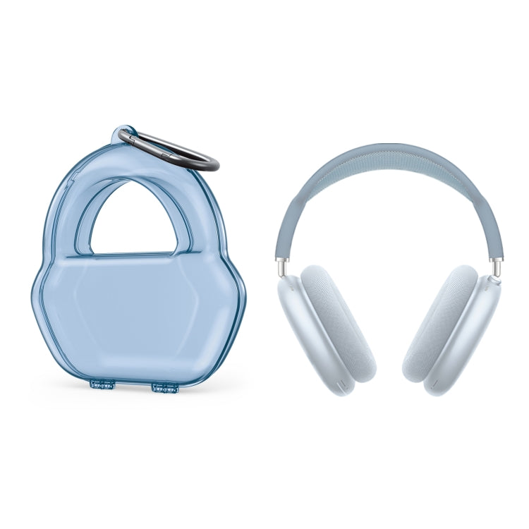 PP Jelly Color Headphone Protective Case for AirPods Max, with Hook, PP Black, PP White, PP Blue, PP Green, PP Red