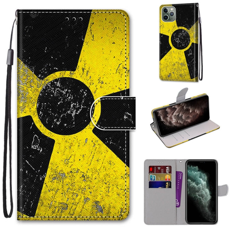 Coloured Drawing Cross Texture Horizontal Flip PU Leather Case with Holder & Card Slots & Wallet & Lanyard, For iPhone 11 Pro Max